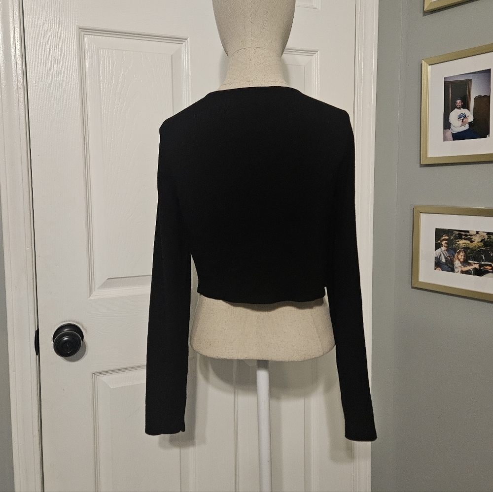 Sunday Best Black Button-Up Cardigan - Picture 4 of 7